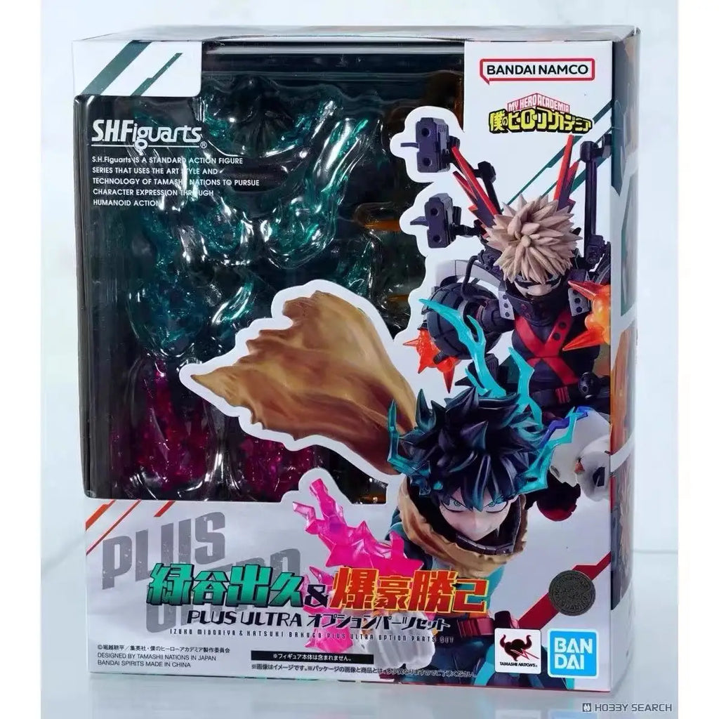 Fast Shipping Bandai Anime SHF My Hero Academia Midoriya Izuku Bakugou Katsuki Todoroki Shoto Original Model Toys Action Figure