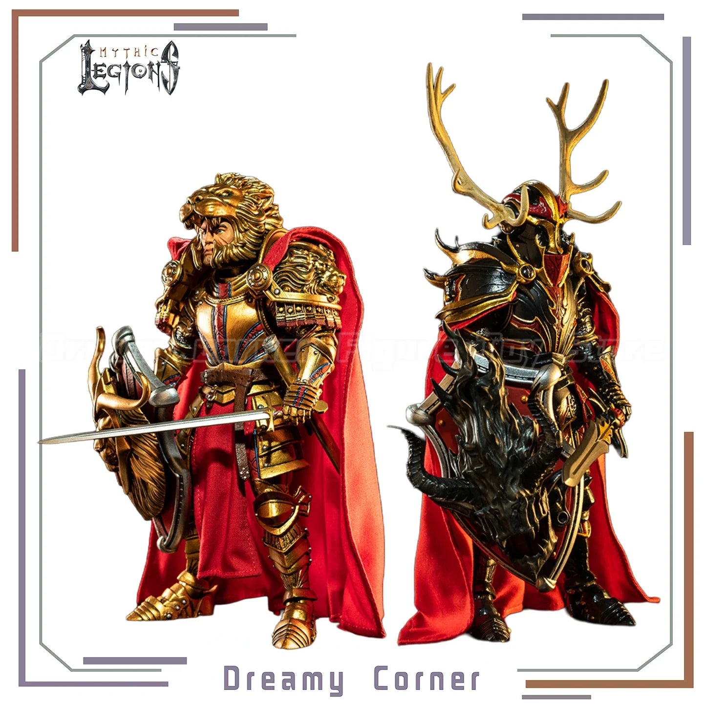 【Auf Lager】Original Four Horsemen Studios Mythic Legions Gorgo Aetherblade 2 Attila Leossyr 2 1/12 Actionfiguren Modell