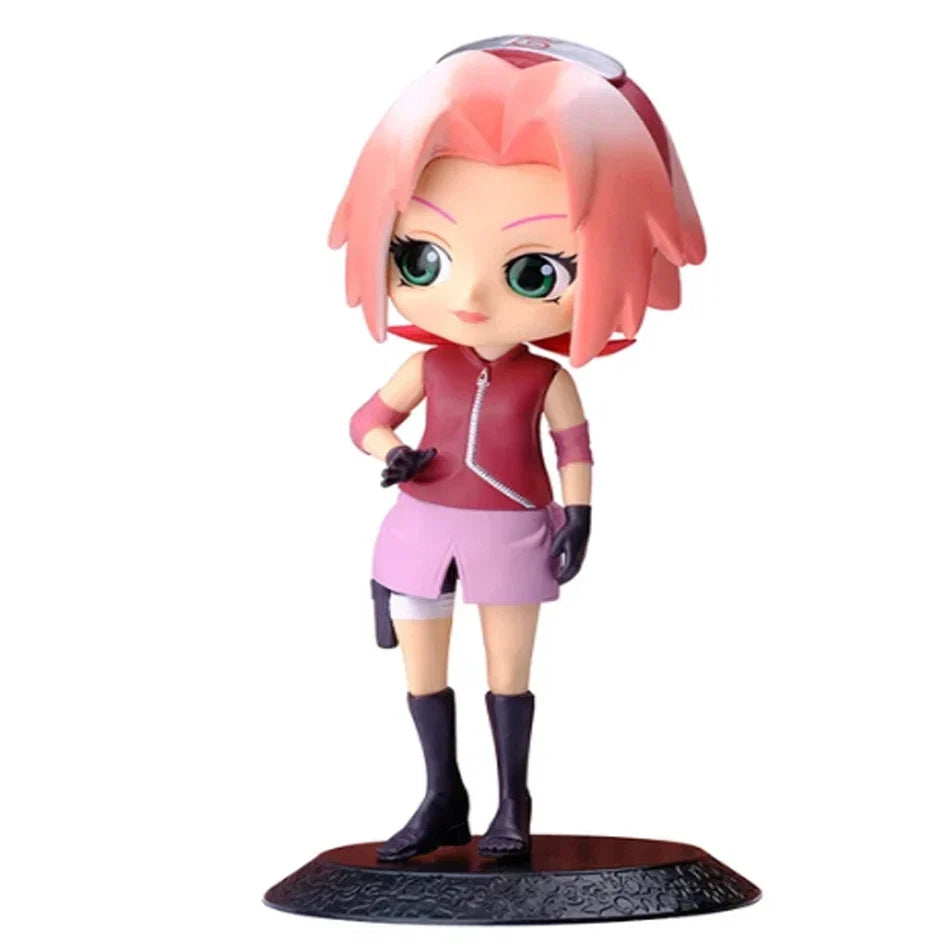 6pcs-set Anime Naruto Figures Sakura Action Uchiha Gaara Kakashi PVC Model Figurines For Decoration Collection Gift Toys 15cm