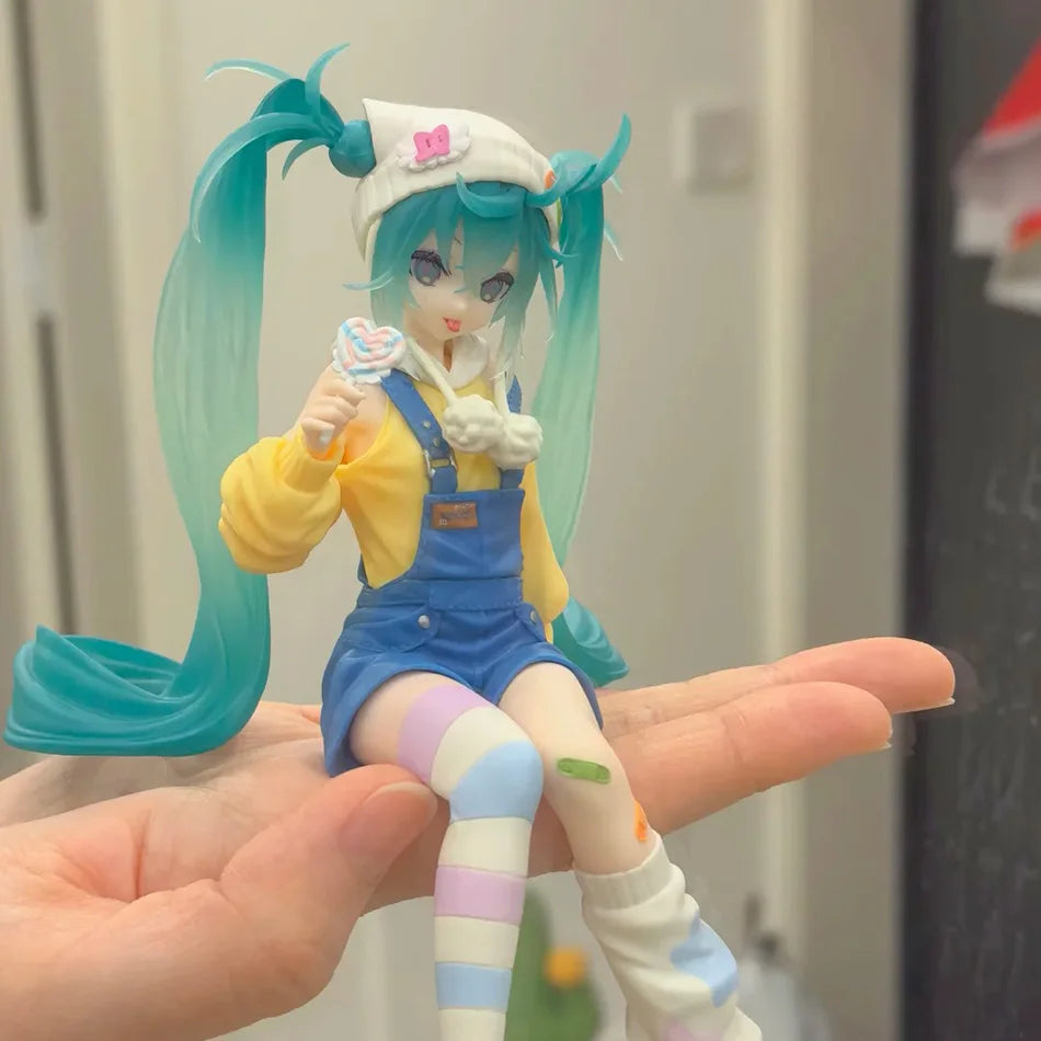 New Hatsune Miku Lollipop Series Figure Anime Peripheral Collectible Models Decorative Decorations Children Kawaii Gift