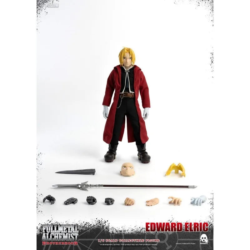 Threezero Original 1/6 Trendy Mobile Doll FULLMETAL ALCHEMIST Anime Action Figure Model Toys Collectible Model Gifts for Boys