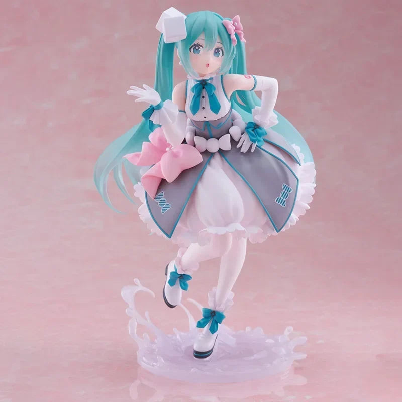 Taito Original Genuine Vocaloid Singer Hatsune Miku 39 No Hi Kinen Kuji 2nd Season B Prize Melty Sugar Ver 18cm Model Toy Figure