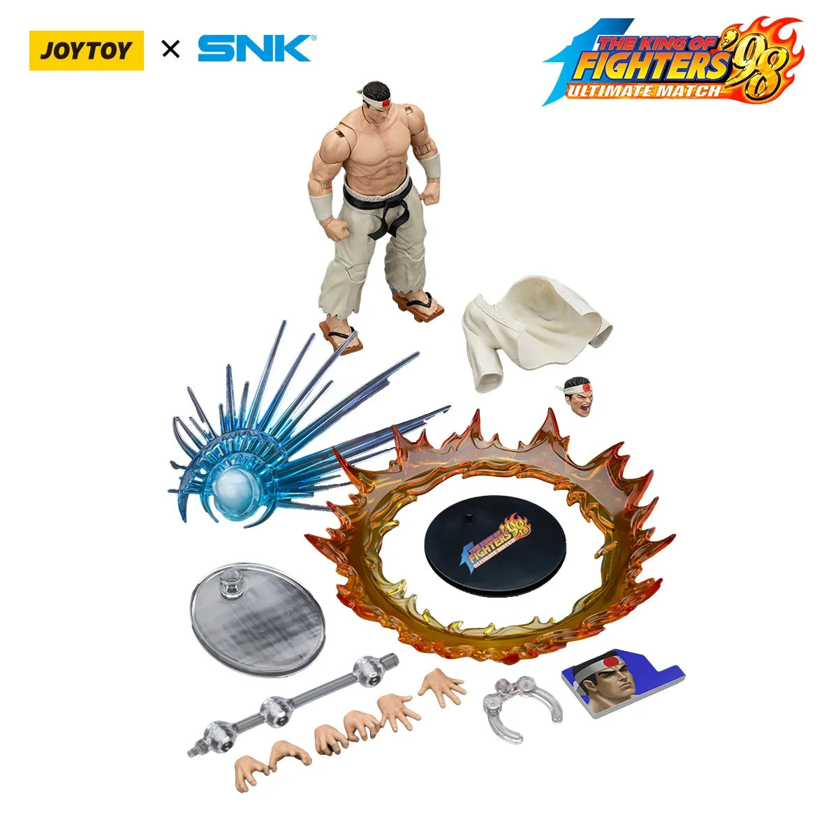 [IN STOCK] JOY TOY SNK Action Figure 1/18 KOF 98UM Hero Team Kyo Kusanagi and Goro Daimon and Benimaru Nikaido Anime Model