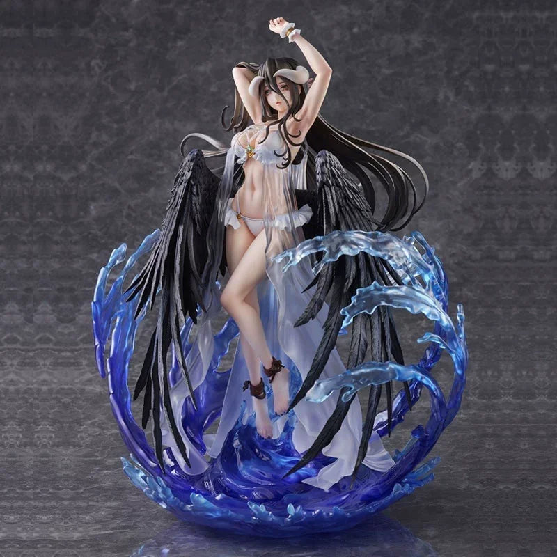 Overlord Albedo 1/7 Scale Swimsuit Figure Anime Bikini Statue of the Guardian Overseer Detailed Collectible Model Fans Gift