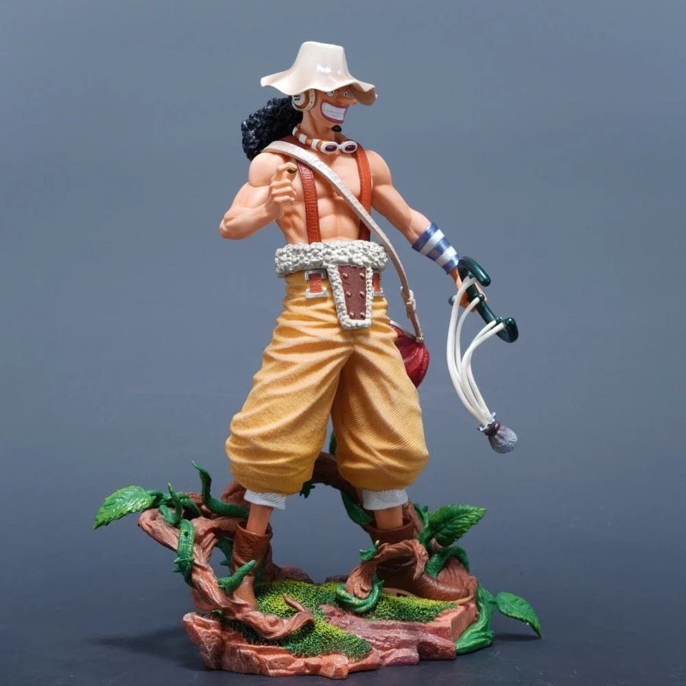 25cm/9.84in Anime One Piece Figure Usopp Action Figures Pvc Statue Desktop Ornamen Collection Model Toys Gifts