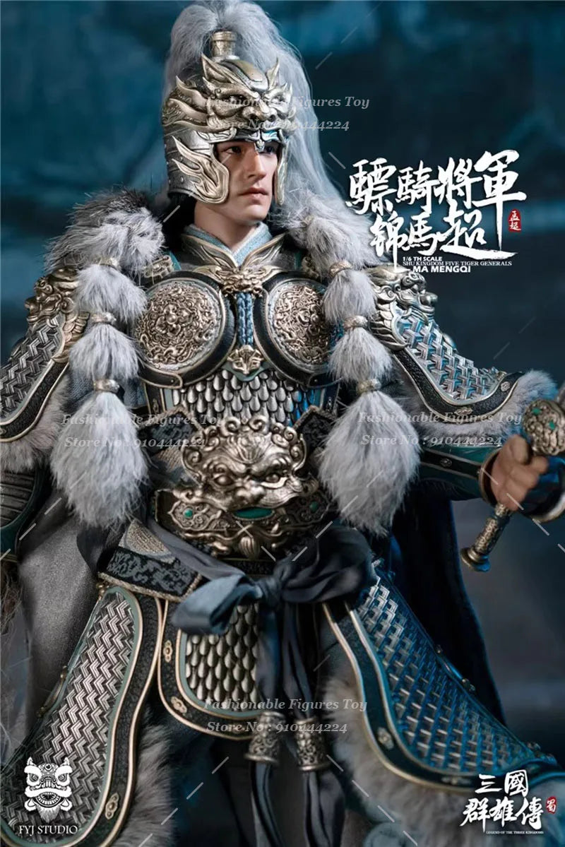 FYJ-STUDIO FYJ 001 1/6 Men Soldier Brave Ancient Chinese General Ma Chao Full Set 12Inch Action Figure Body Toys Collection