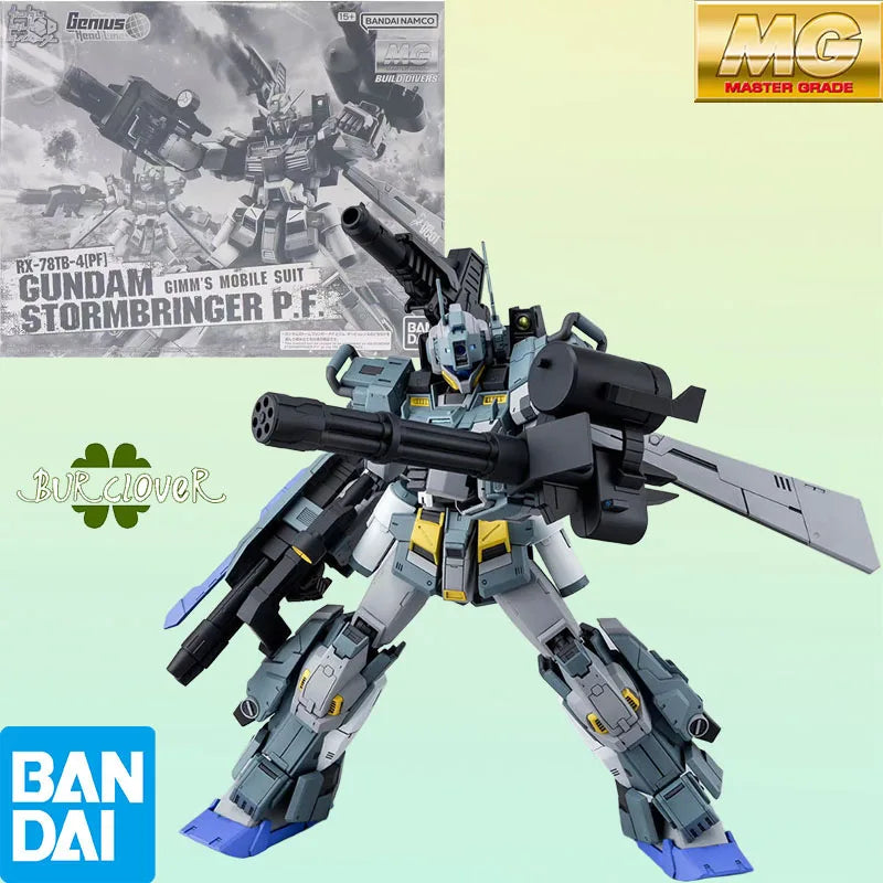Bandai Original MG STORMBRINGERP F 1/100 Anime Action Figure Assembly Model Toys Collectible Model Ornaments Gifts For Children