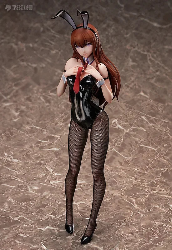 FREEing B-style Makise Kurisu Bunny Ver. 1/4 Scale 42cm 18+ Anime Sexy Bishoujo PVC Figure with Cloth Parts Action Figures toys
