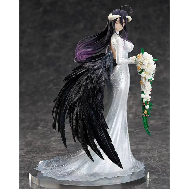 New 25cm Overlord Bone King Undead King Wedding Dress Yarbeide Handmade Doll Model Decoration Boy Gift Model Desktop Decoration