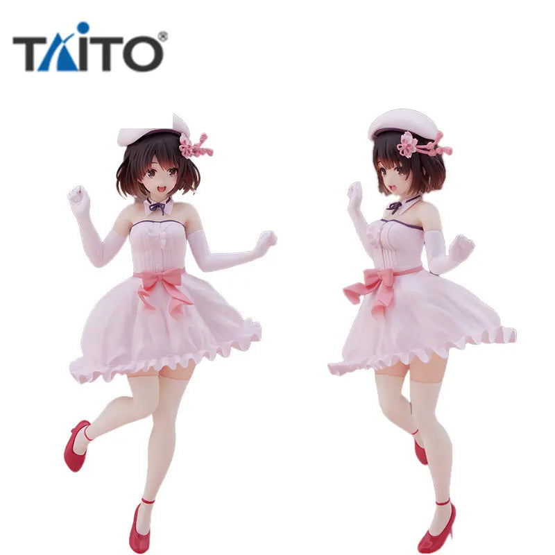 TAITO Genuine Saekano: How To Raise A Boring Girlfriend Anime Figure Katō Megumi Dress Action Figure Toys for Kids Gift  Model