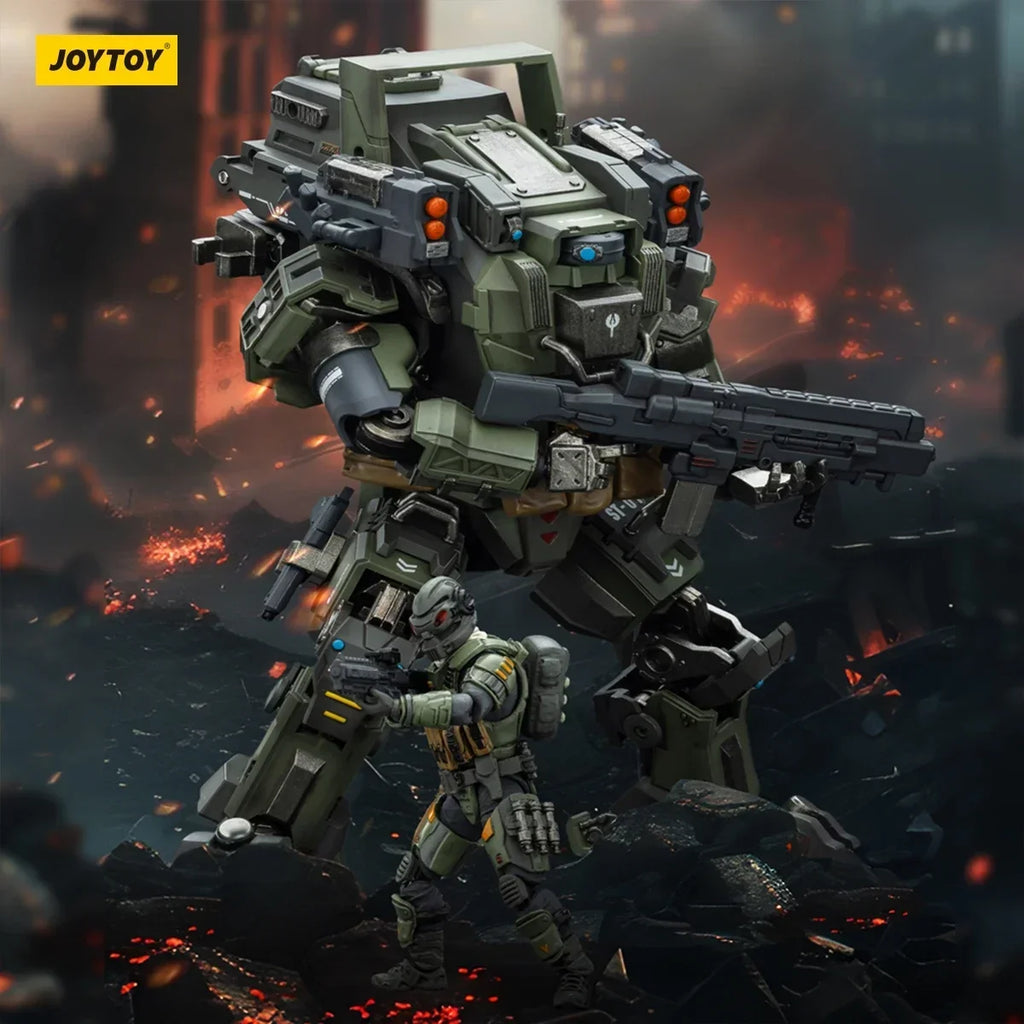 in stock JOYTOY Dark Source 1/25 Action Figure APOC Series Bedrock Mecha Figure Model Collection Toy Gift Action Anime Figure