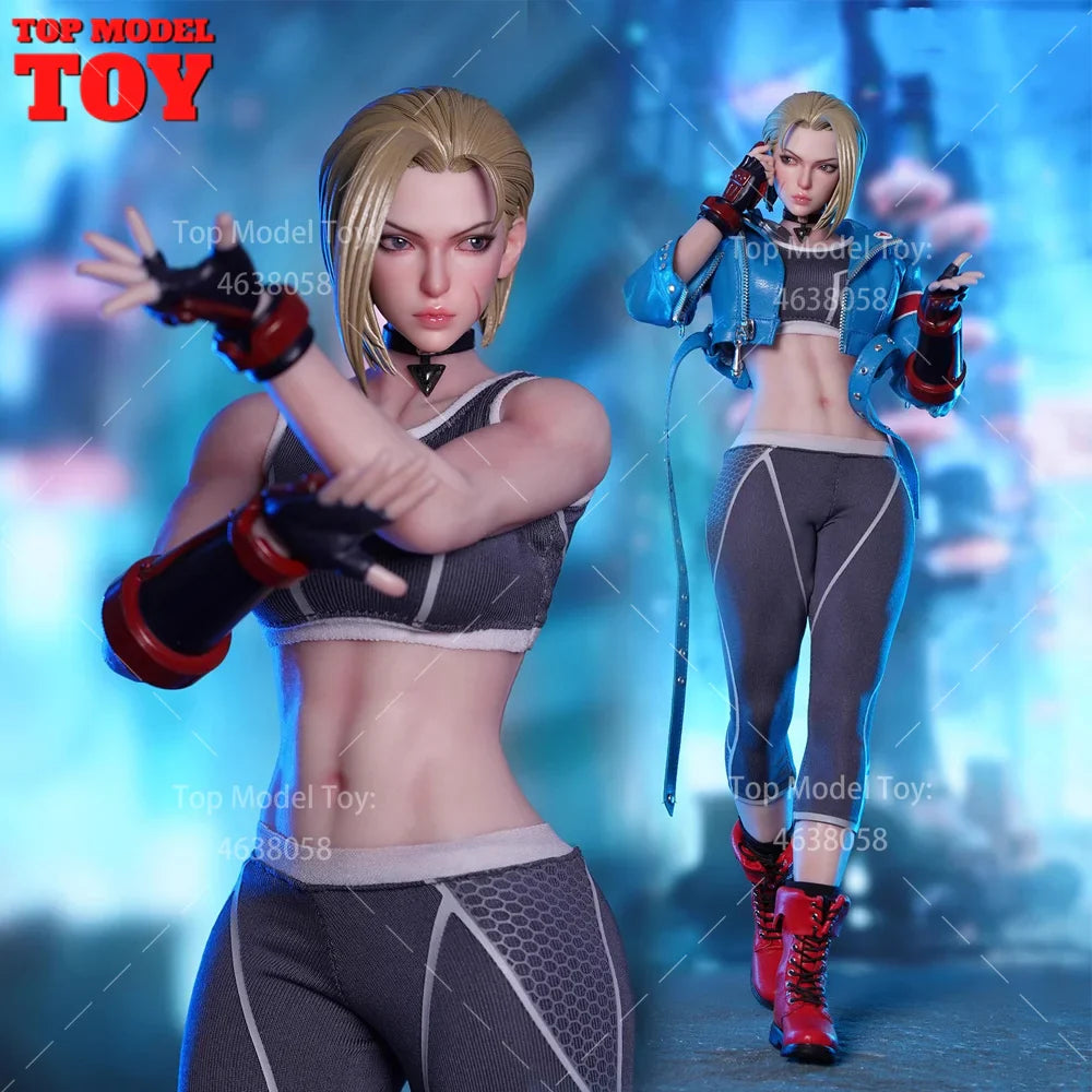 2025 Q3 PLAY TOY P027 1/6 Fighter weibliche Soldatin 12" Actionfigur Gliederpuppen bewegliche Augen Kopfmodell Ganzes Set für Sammler