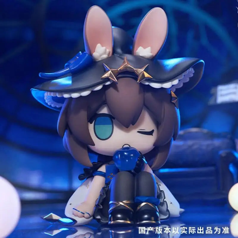 Arknights Cute Q Version Dol Amiya Beautiful Girl Model Figurine Creative Statue Merchandise Holiday Gifts Toy Desktop Ornaments