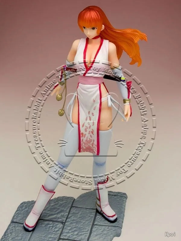 In Stock Original Genuine Kaiyodo Figure BOME Collection Vol.14 DEAD OR ALIVE Kasumi White Ver. Anime Collectible Statue Gift