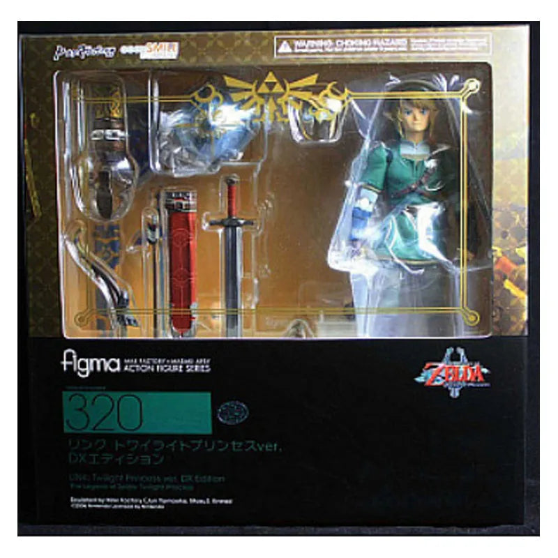 Luxury Skyward Sword Figma 320 Link Zelda Twilight Princess DX Ver. Action Figure Breath Of The Wild Figura Model Toys 16CM
