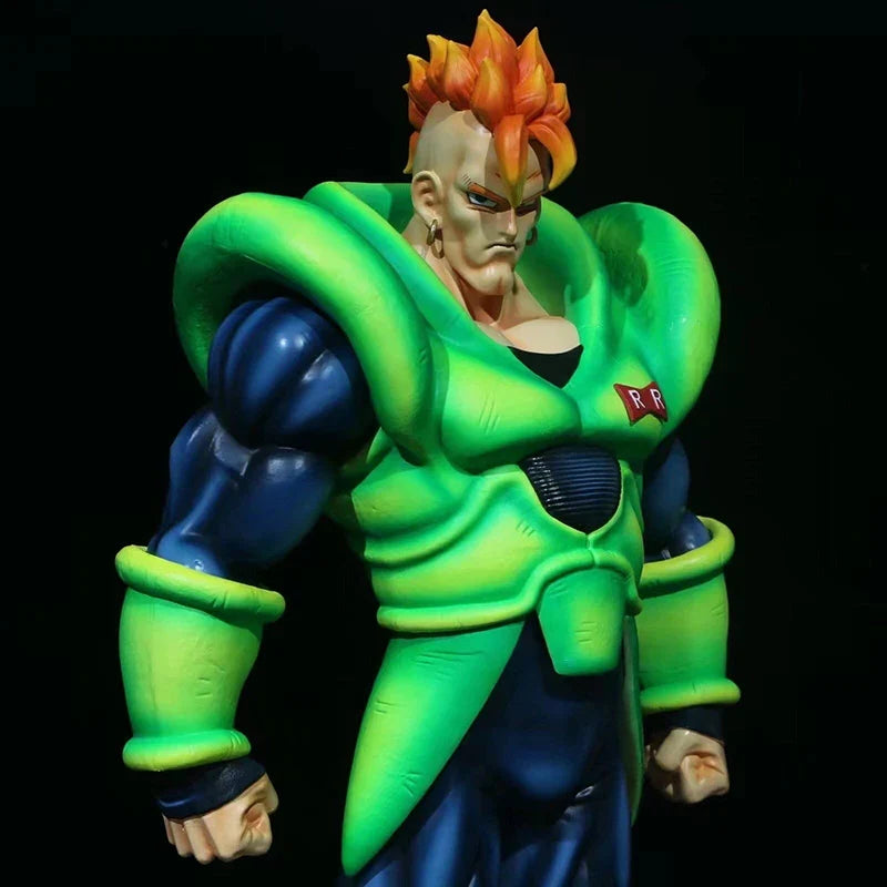 Dragon Ball Android#16 Secondary Table Ornament With Cabinet Gk Garage Kit Model Animation Figure Collectible For Home Decor