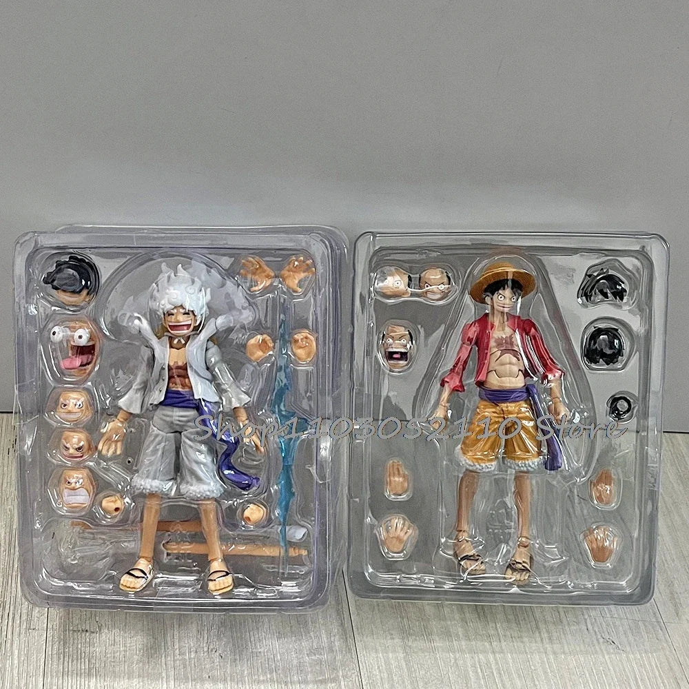 Monkey D Luffy Figure White Nika Luffy S.H.Figuarts Luffy SHF Figure Movable Joints Collection Model Toys Birthday Gifts