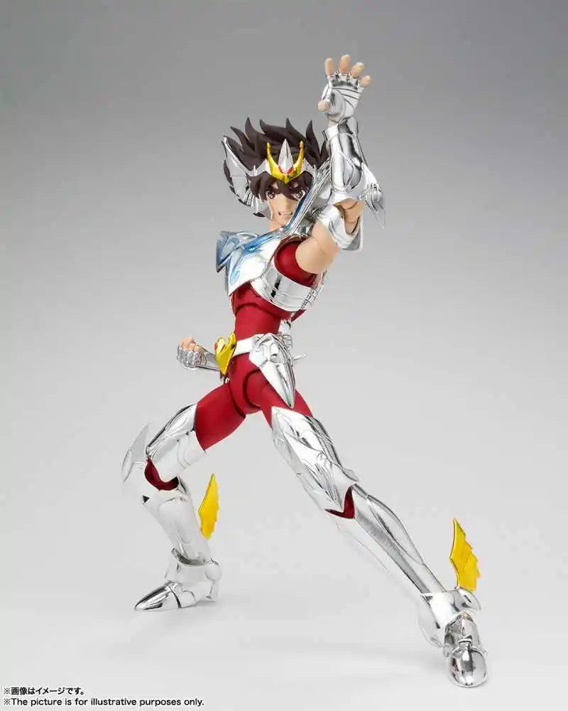 Original Bandai in Stock Saint Seiya EX Saint Cloth Myth 15th Anniversary Pegasus Anime Figure Model Toy Action Figure Toy Gift