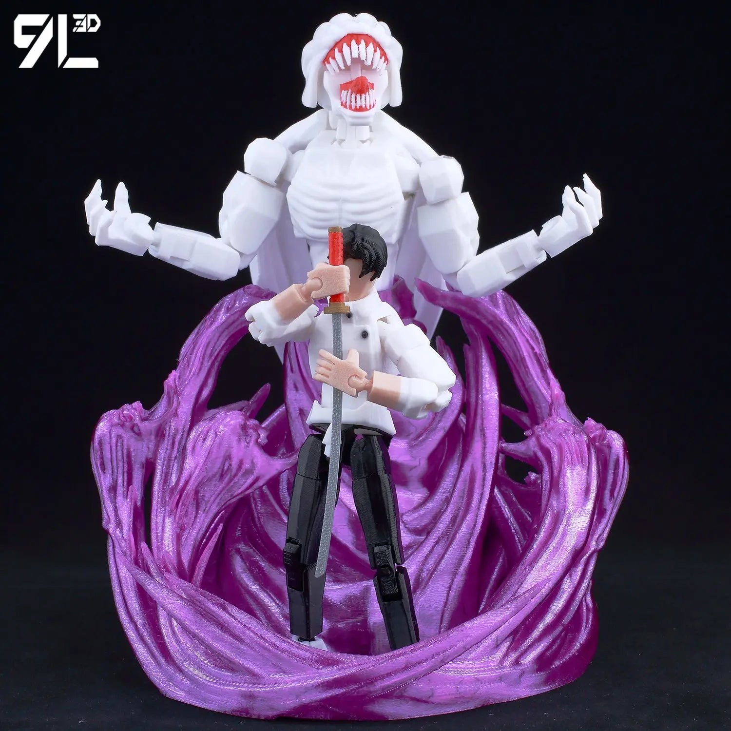 9L3D Printed Anime Naruto Jujutsu Kaisen One Piece Characters Lucky13 Dummy Action Figures Multi-Jointed T13 Mannequin Toys