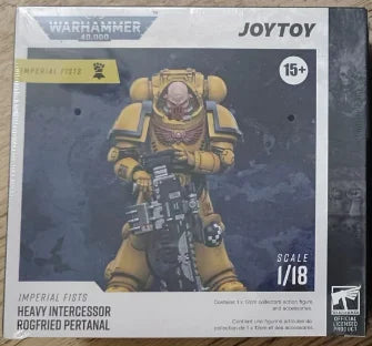 【SF】JOYTOYS 1/18 Action Figure Imperial Fists Heavy Intercessors Model Toys Gifts Collection Ornaments