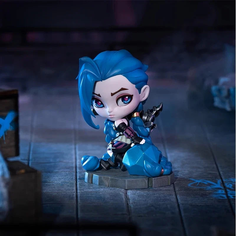 Lol League Of Legends Arcane Jinx Anime Game Chibi Figure Q Version Ornaments Game Peripherals