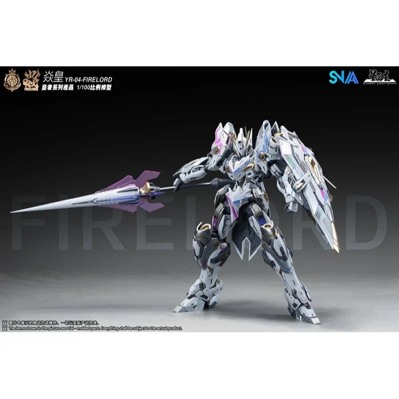 In Stock Snaa Emperor Yan Phantom Flame Soul 1/100 Assembly Model Kit Yr-04 Paticle Awakening Armament Mecha Action Figurine Toy