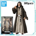 BANDAI Original S. H. Figuarts Serie Bewegliche Spielzeuge Star Wars Serie Ben Kenobi, Chewie, Han Solo, Anakin Skywalker Bewegliches Modell