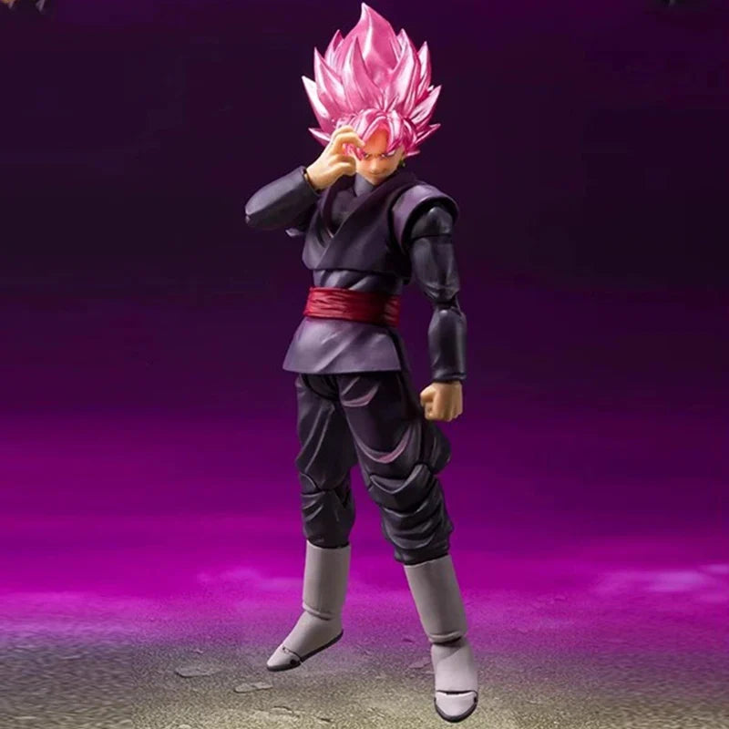 In Stock Dragon Ball Super Saiyan God Son Goku Figure Shf Goku Black Anime Action Figures PVC Collection Model Toys Gift