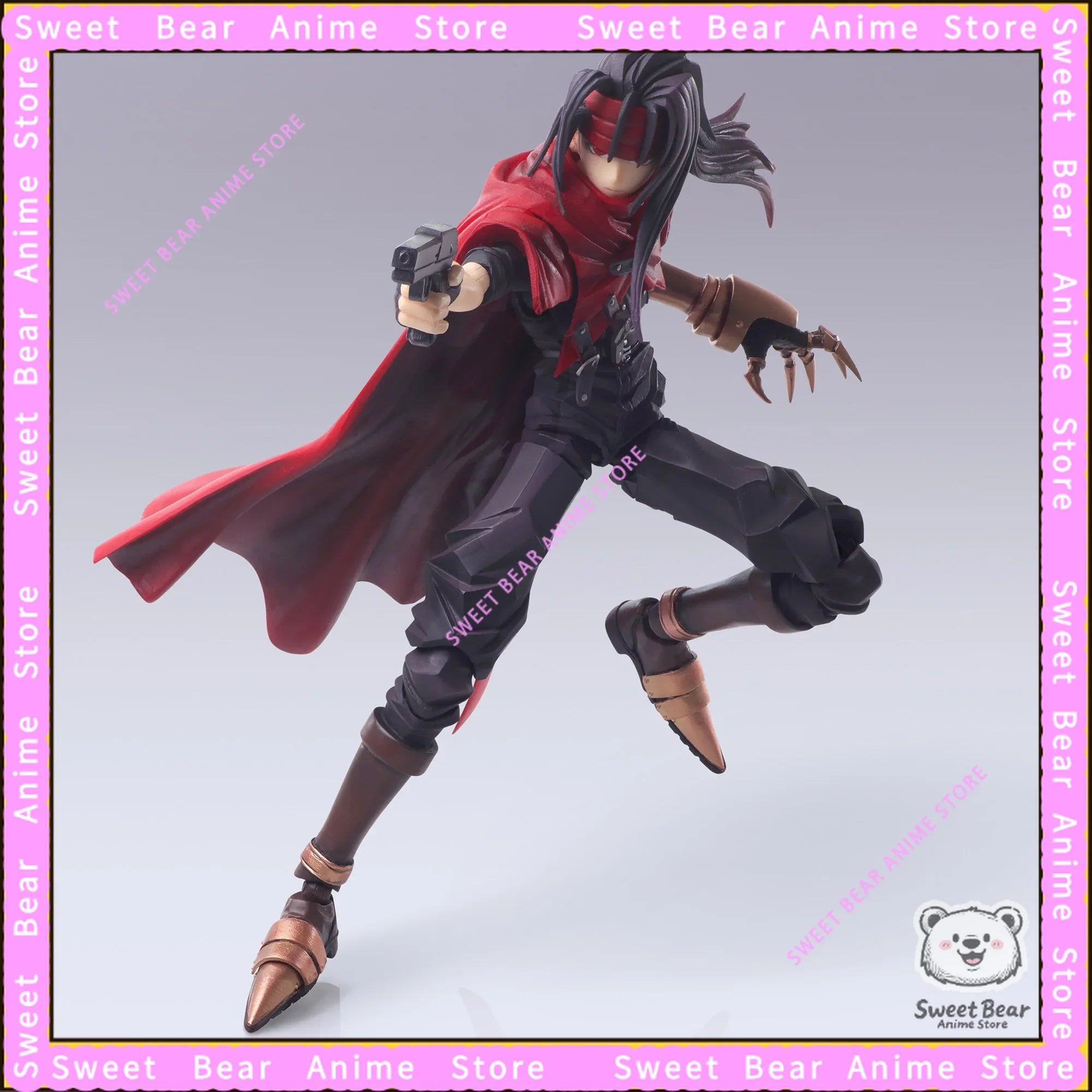 Square Enix Final Fantasy VII BRING ARTS Vincent Valentine Action Figure Anime Model Trendy Toys Desktop Doll Collectibles