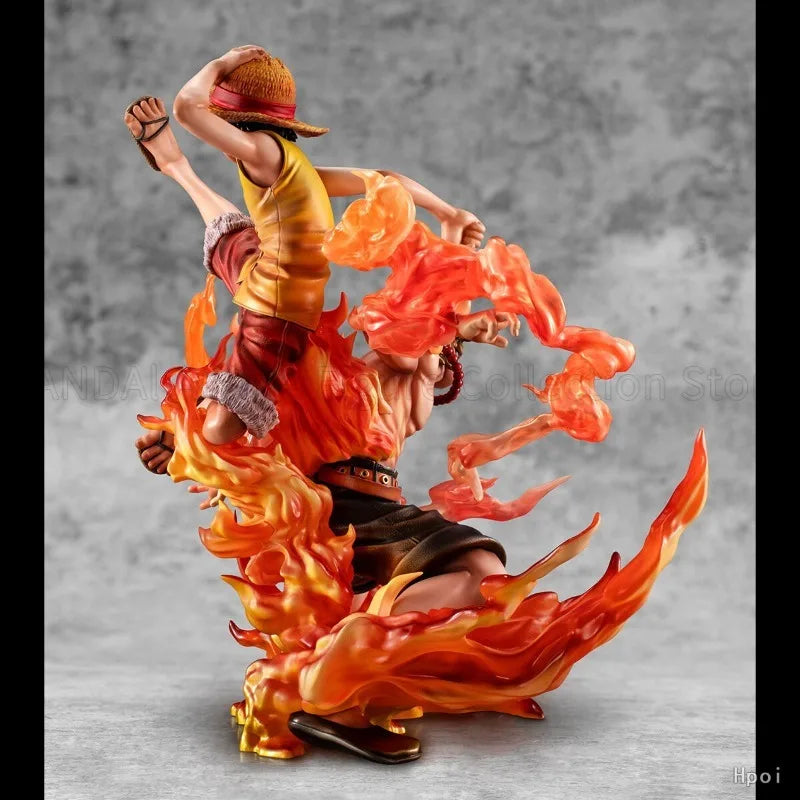 Original MegaHouse P.O.P ONE PIECE “NEO-MAXIMUM” Monkey D. Luffy/PORTGAS.D.ACE ~Brothers' Bonds~ 20th LIMITED Ver. Toys Statue