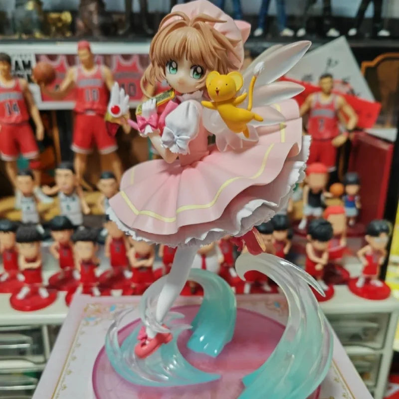 18cm Bandai Cardcaptor Sakura A Award Final Reward Collectible Action Figure Kinomoto Sakura Figure Lovely Birthday Gift