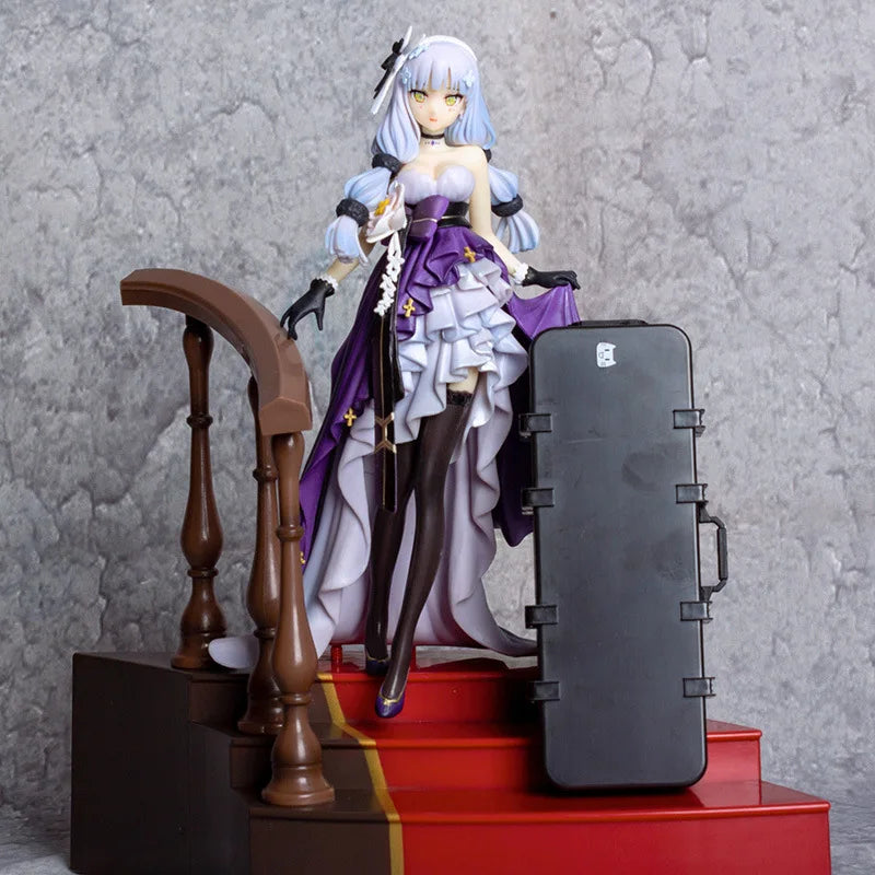 29cm Girls' Frontline Hk416 Full Dress Game Girl Figures Statue Cartoon Girl Models Boys Collectible Toys Cute Ornament Doll Toy