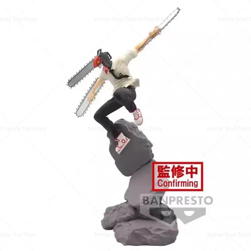 In Stock Bandai Banpresto Combination Battle Anime Chainsaw Man Denji Kantana Man Action Figure Model Toy Gift AS