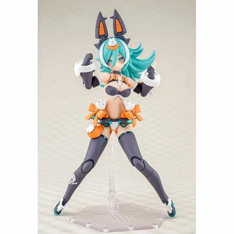 [In Stock] Genuine Anime Toy 06741 Goddess Device Armed Hime B2m Puni Mofu Mobile Doll Figure Cute Girl Model Toy