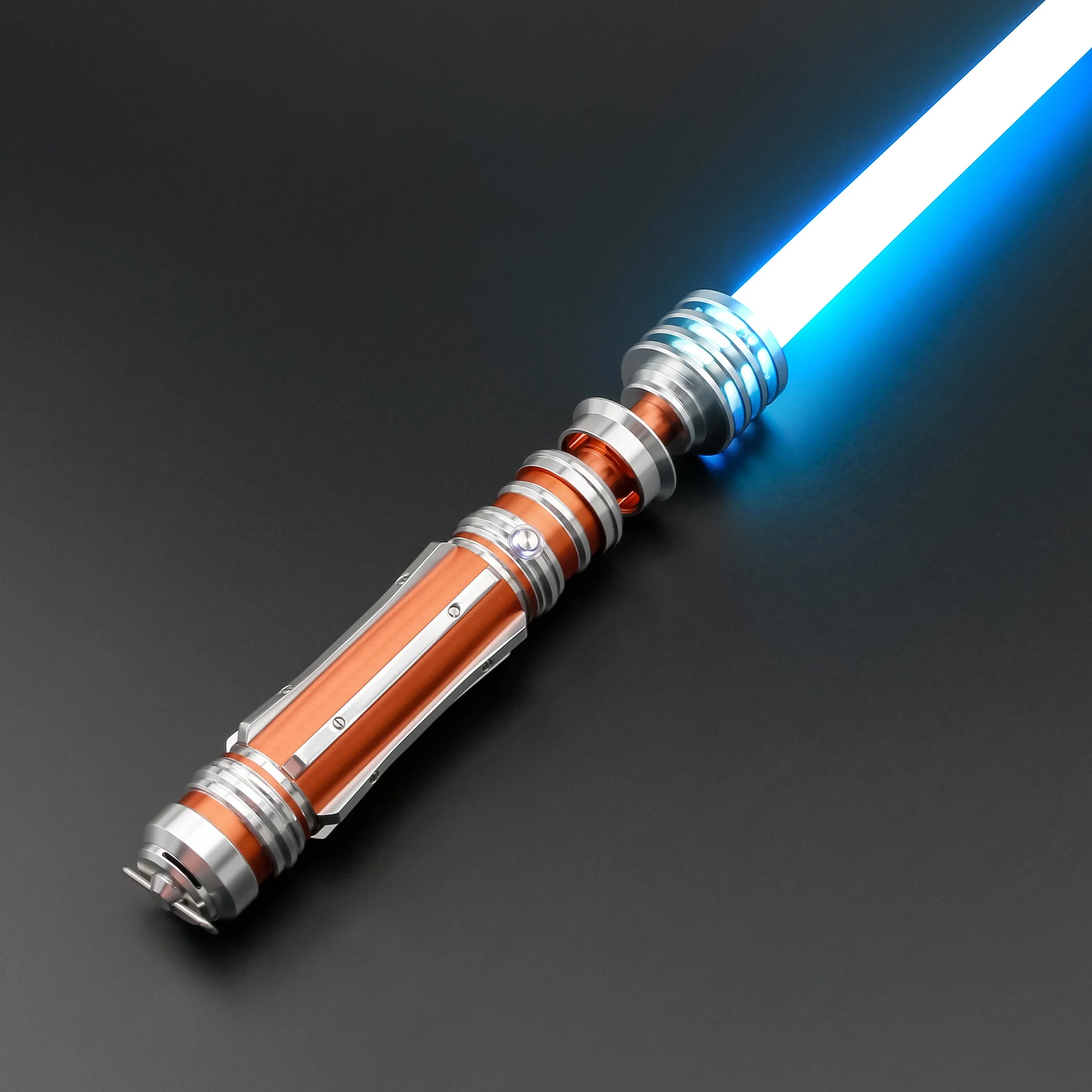 TXQSABER Leia Organa Solo NeoPixel Lightsaber Collection Metal Hilt Gesture Ignition Blaster Force Smooth Swing Laser Sword Toys