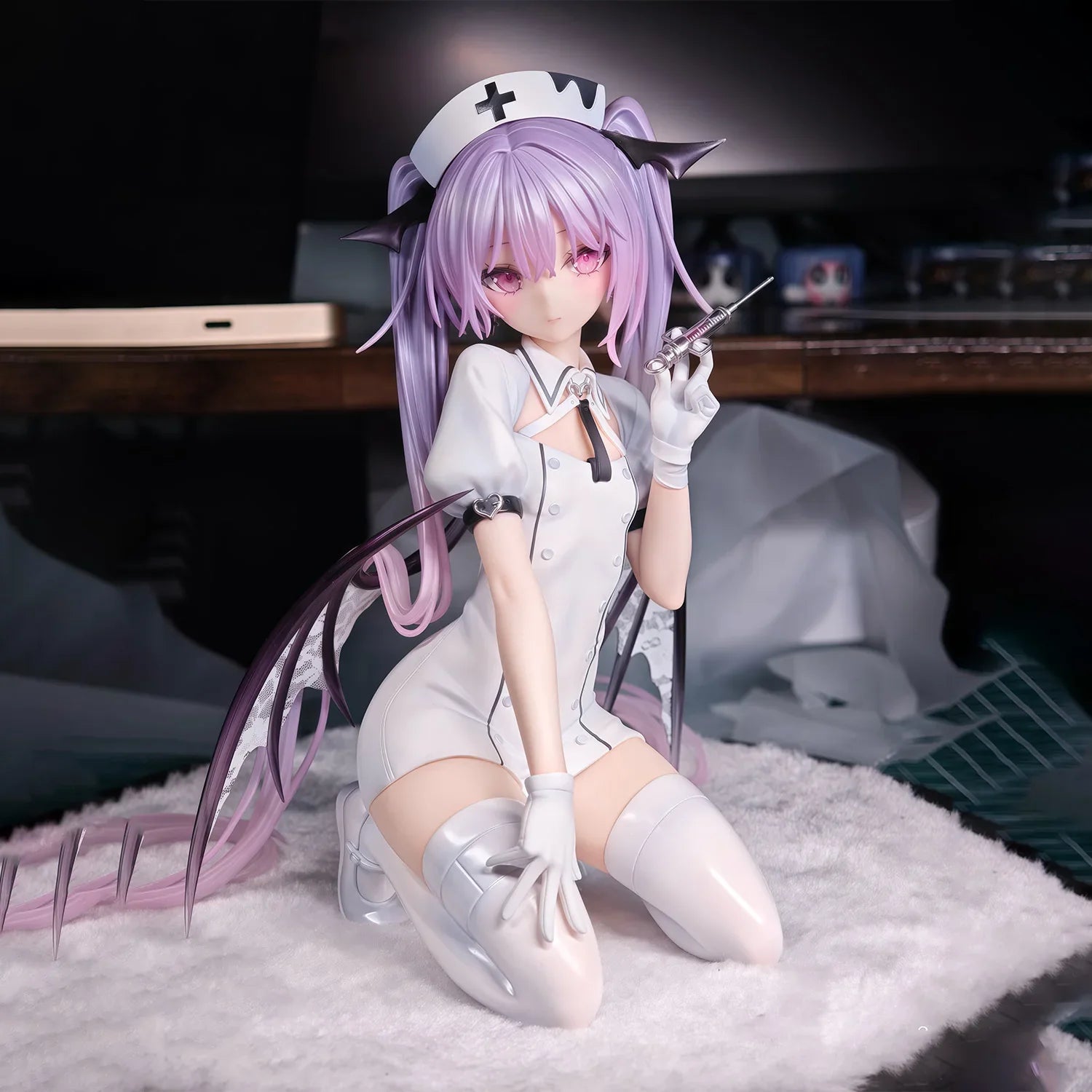 To Love-Ru Anime Figure Eve Action Figure Nurse Uniform Beautiful Girl Figurine Pvc Collection Statue Model Ornament Toys Gift