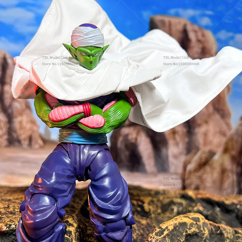 1/12 Scale Male Clothes Cloak DRAGON BALL Evil Demon King Piccolo Japanese Anime For SHF 6-inch Action Figure Soldier Toys