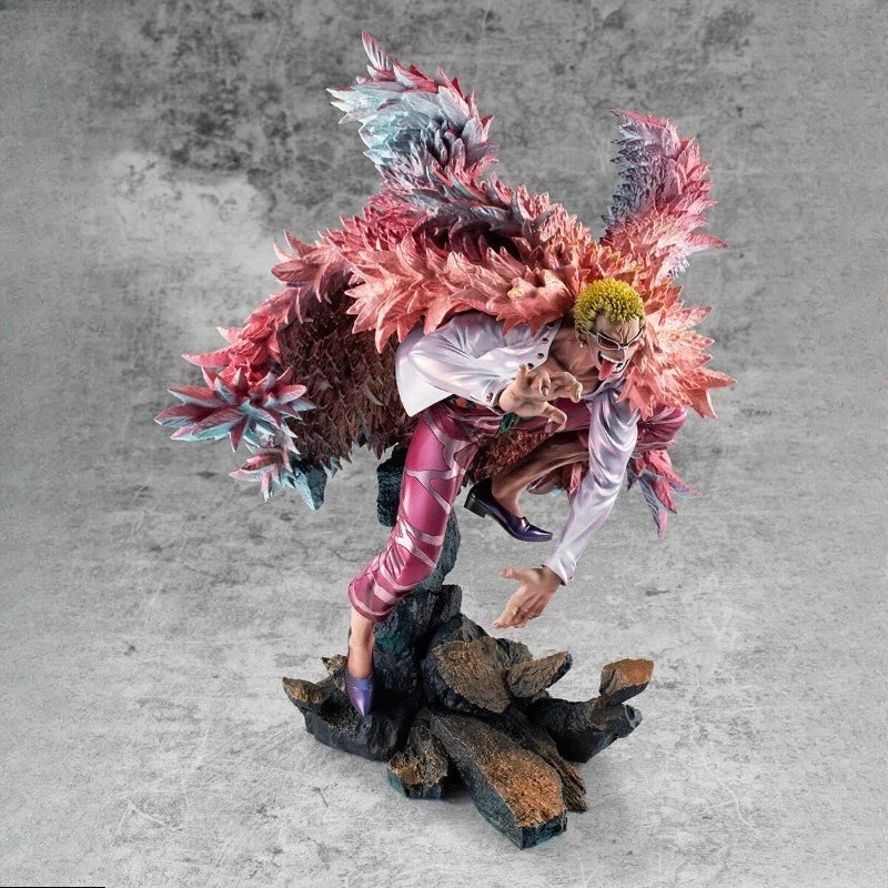 Bandai MegaHouse MH POP One Piece Doflamingo Handmade Doll Model Collection Gifts