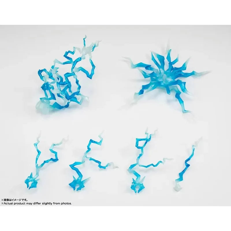 Bandai Genuine Model Kit S.H.Figuarts Effect Thunder Blue Ver. Anime Special Effects Character Decoration Kit Toys for Gifts
