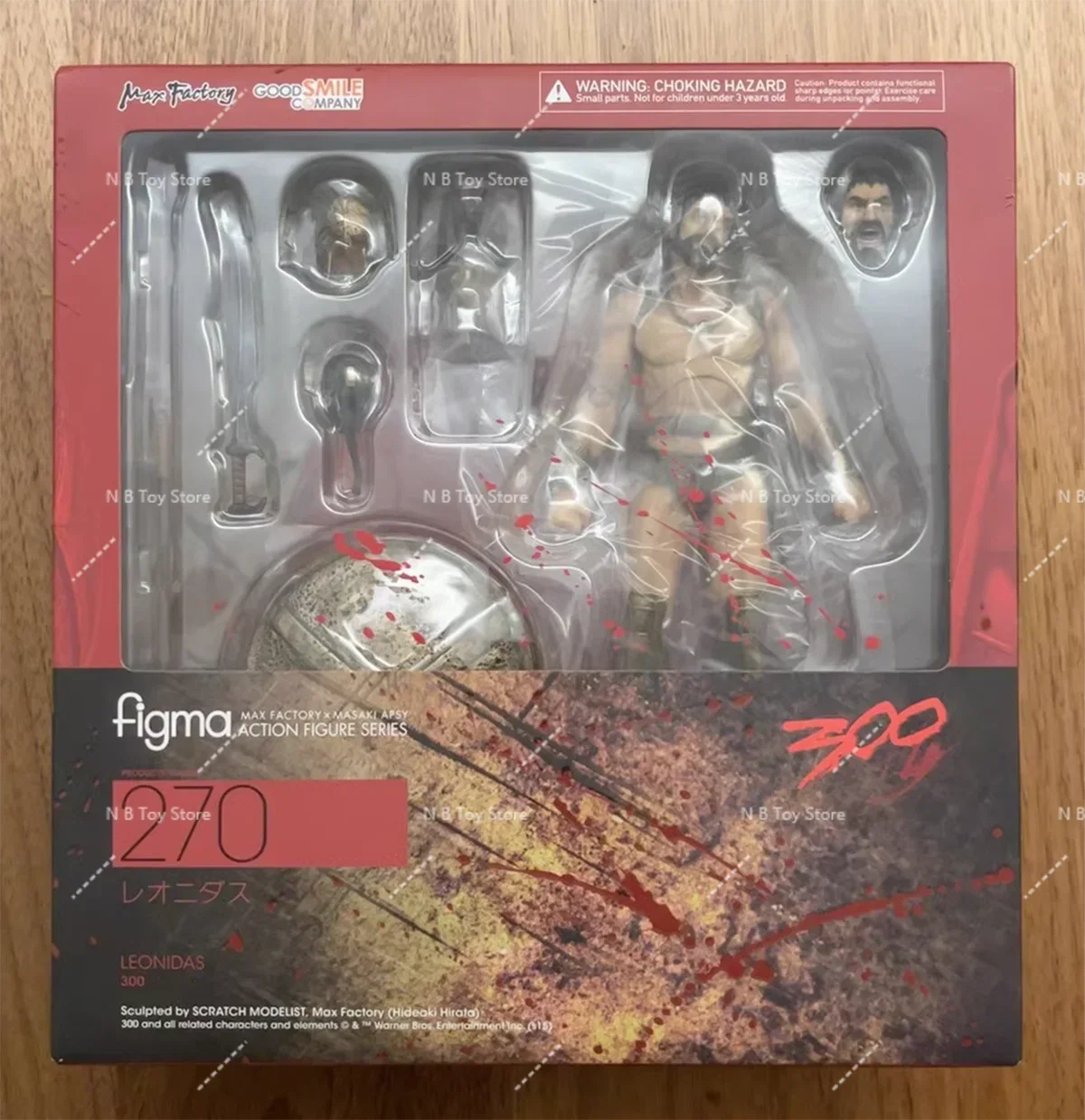 Original Max Factory 270 Sparta 300 Krieger Leonidas Figur PVC Actionfigur Spielzeugmodell 16 cm