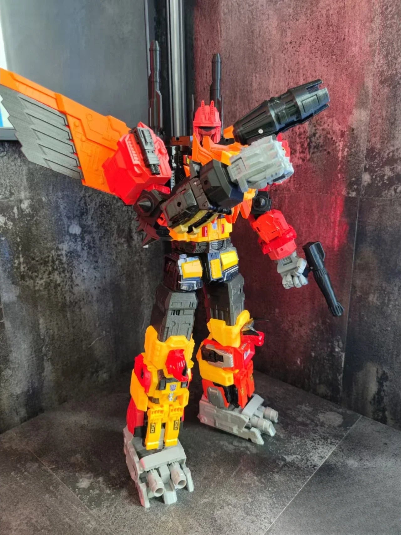 3D DIY Apply To POWER OF THE PRIMES Predaking liketoys upgrade 50Cm Heightening Upgrading Kit Custom Only