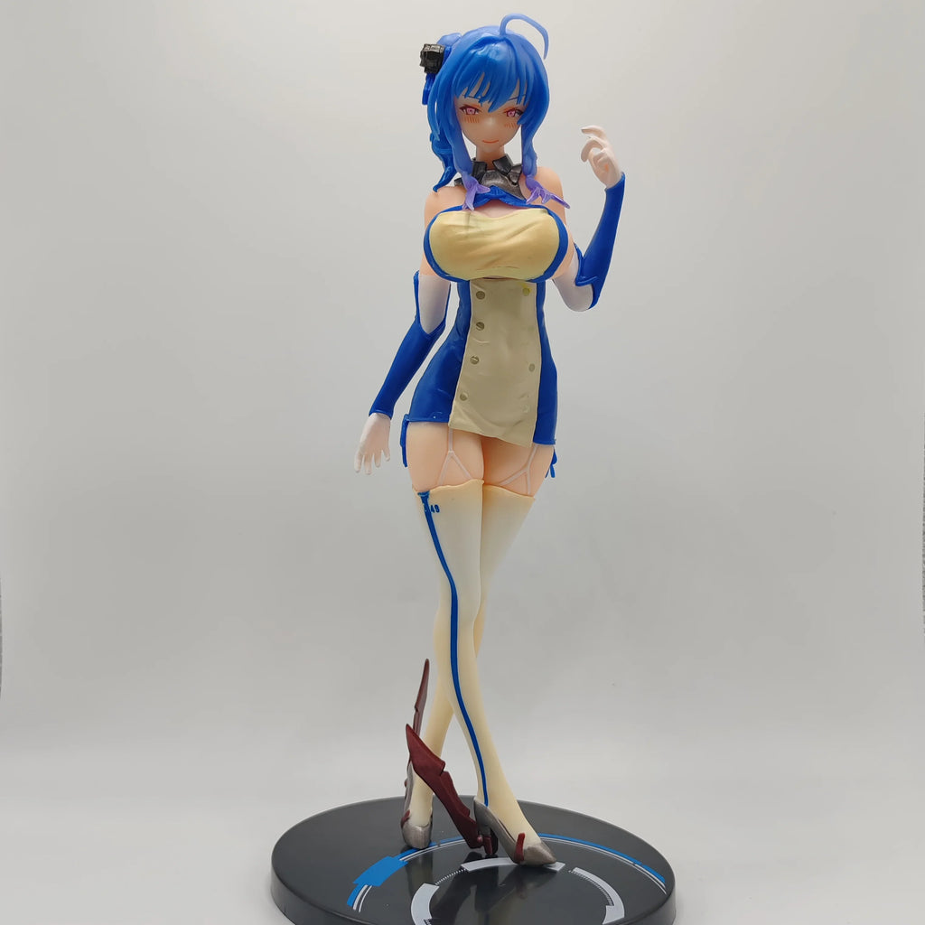 24CM Anime Game Azur Lane USS St Louis Figure Dress Standing Anime Model Toy Gift Collection Decorative Ornament Clothes Removed