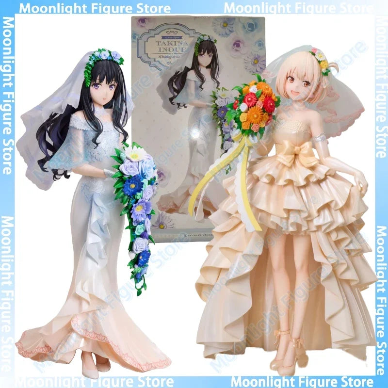 In Stock ANIPLEX+ Nishikigi Chisato Inoue Takina Wedding Dress Version 1/7 Beautiful Girl Anime Figure Toy Gift Model Collection