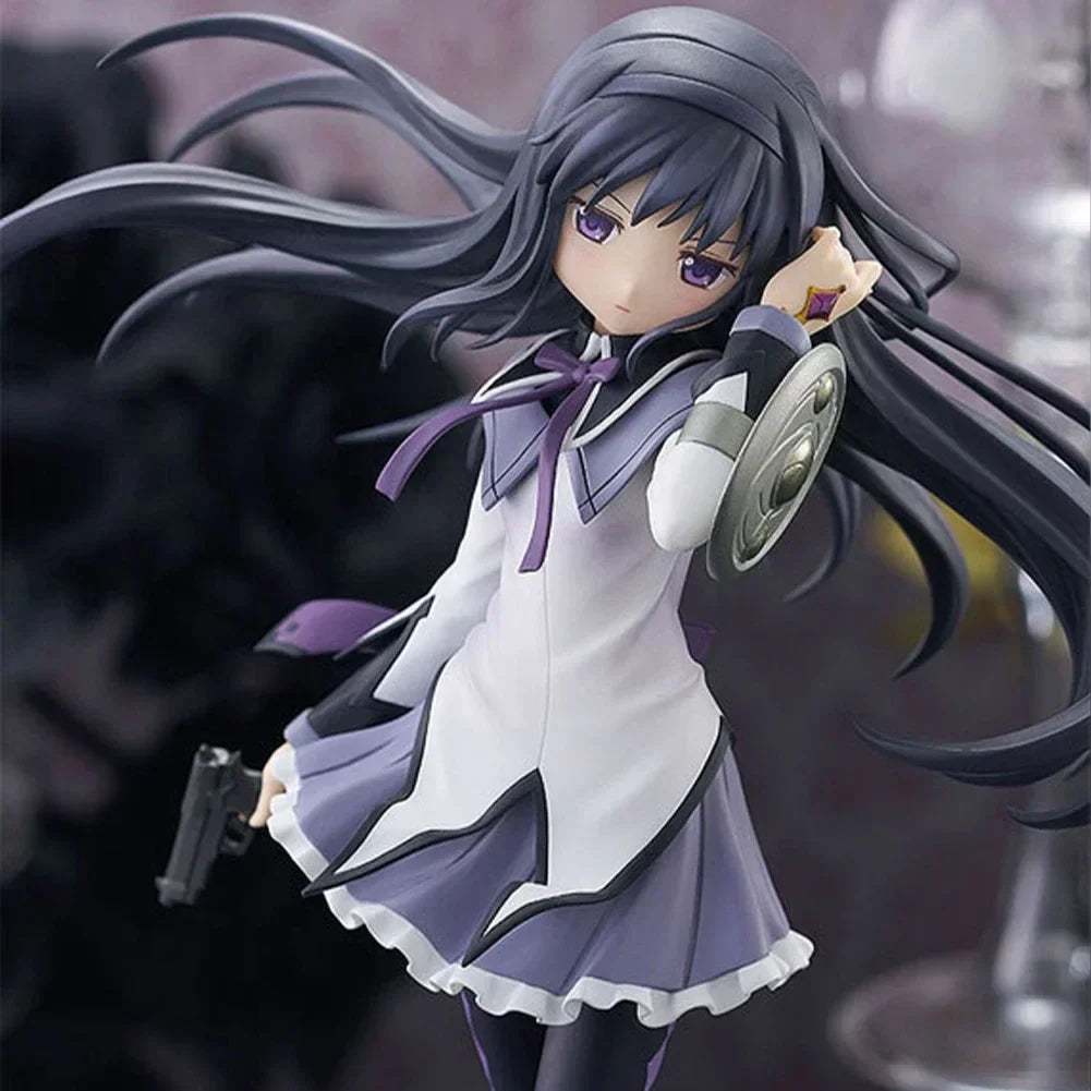 22cm PMMM Magical Girl Anime Figure Kaname Madoka Action Figure Kawaii Akemi Homura Figurine Cute Loli Collection Model Toy Gift