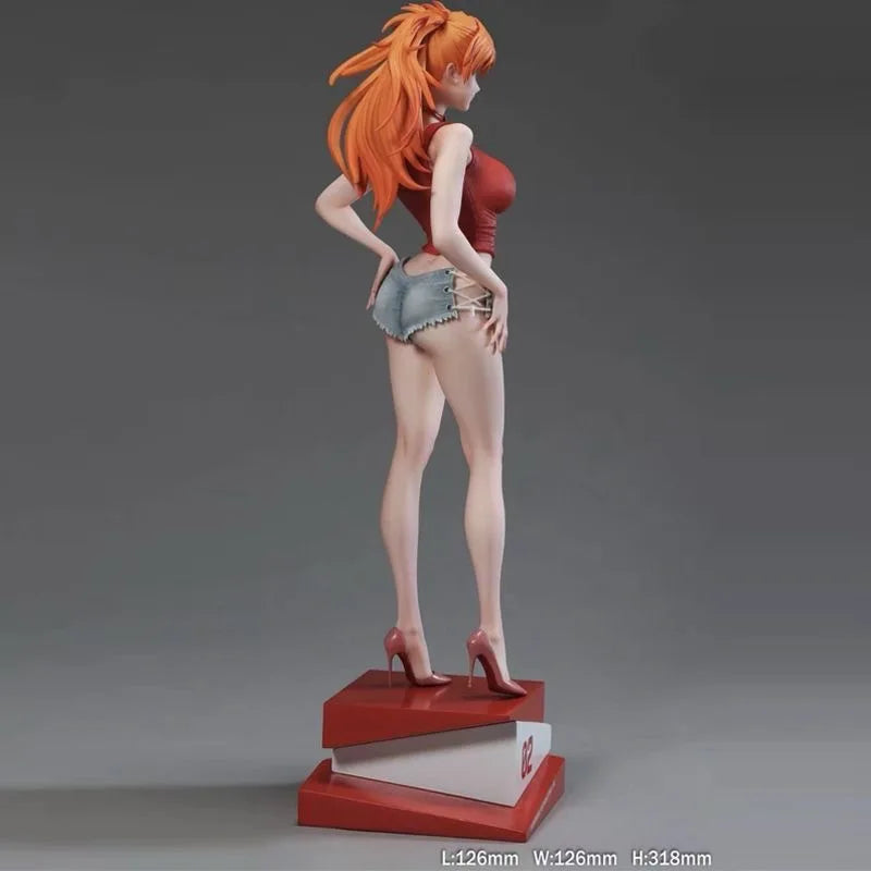 Asuka Langley Soryu Figure Ayanami Rei Figure Shikinami Asuka Rangurē Figurine Anime Periphery Model Statue Doll Collection Toys