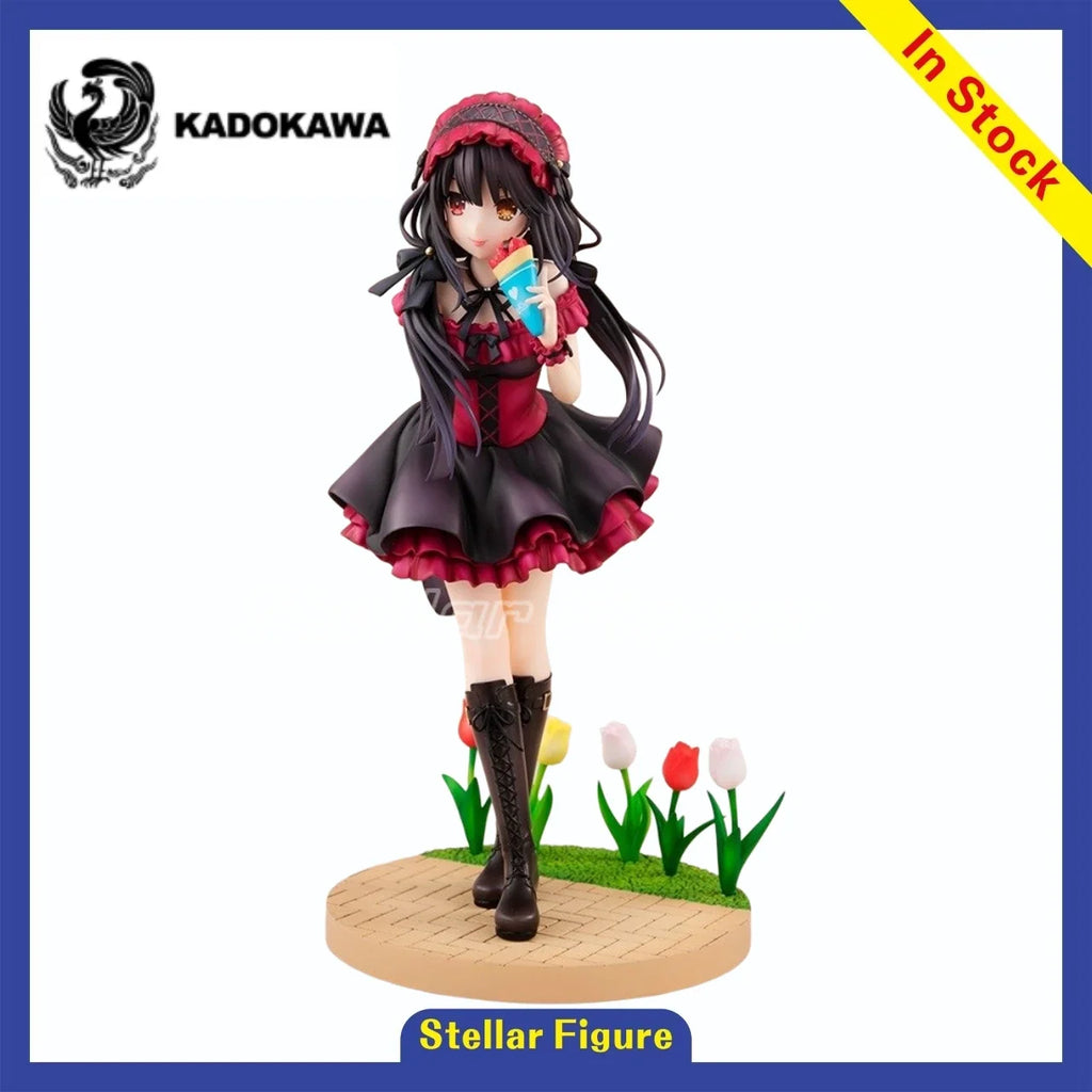 【SF】In Stock Original KADOKAWA KDcolle Date A Live Kurumi Tokisaki 1/7 Scale Figures Model Collection Anime
