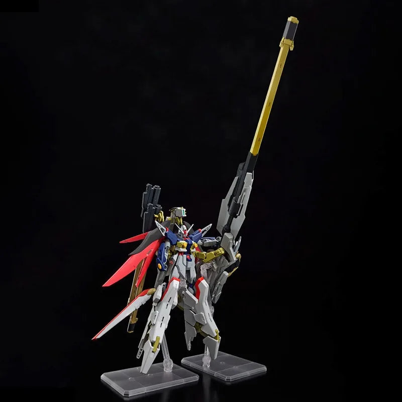 Bandai Genuine HG DESTINY GUNDAM SpecII & ZEUS SILHOUETTE Anime Action Figure Robot Collectible Assembly Model Toy Gift Children