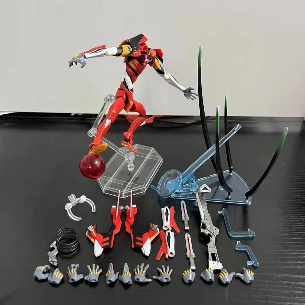Bandai Boxed 23CM New 2025 Anime EVA 02 MAF005 Figure PVC Model Toys Doll Collect Ornaments Gifts