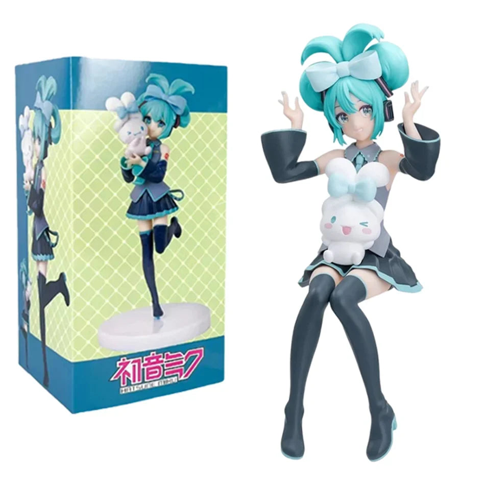15cm Anime Hatsune Miku Figure -Flower Fairy Winter Cherry Pvc Model Doll Toys Collection desktop decoration Fans/Gift givers