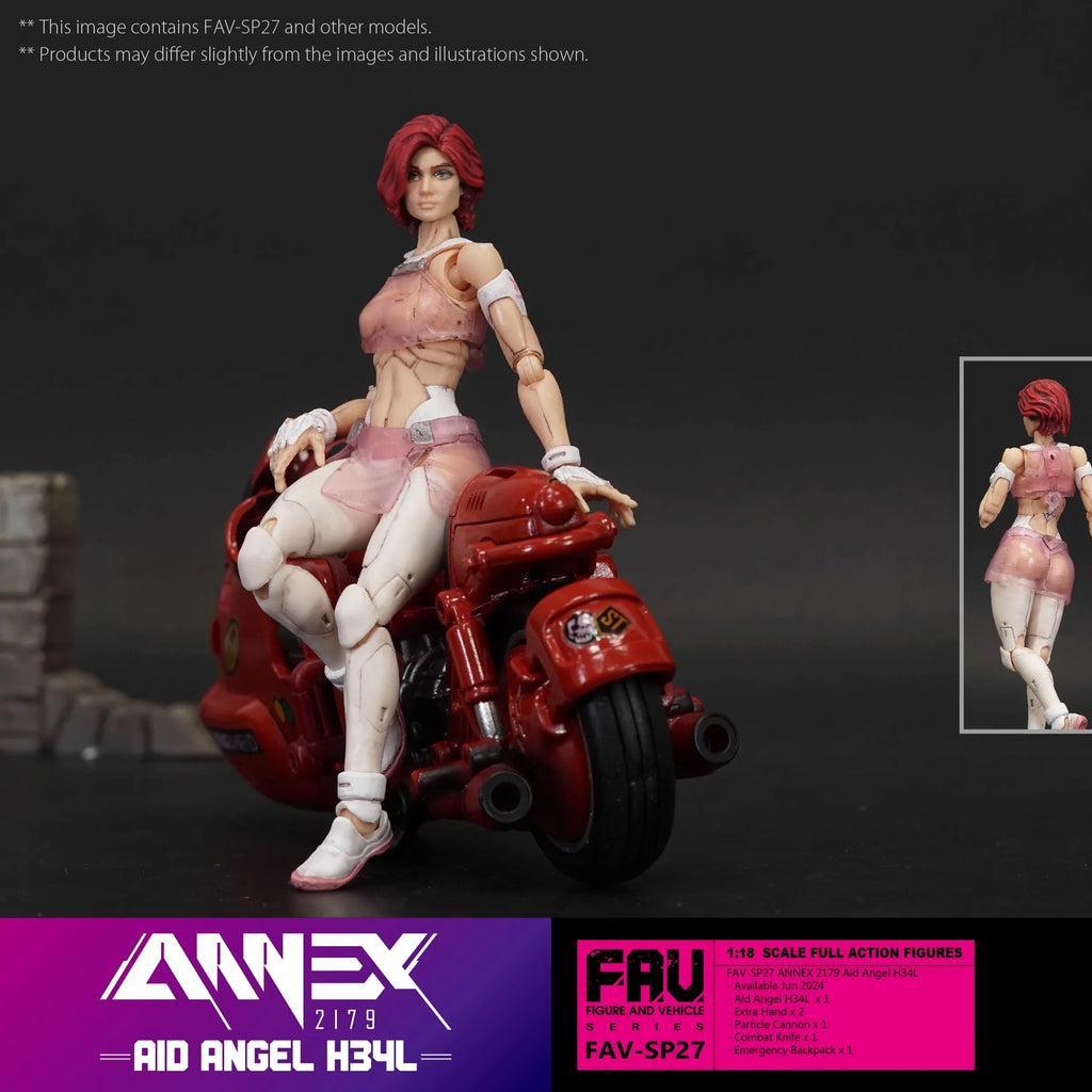 In Stock Acid Rain War ANNEX 2179 FAV-SP27 Aid Angel H34L Animation Model Action Figure Toy Collections Gifts